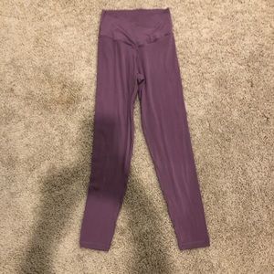 Aerie offline waisted crossover leggings purple